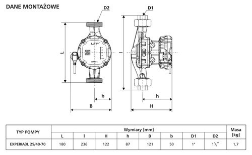 Pompa Experia 3L LFP -  gratis bransoletka 4