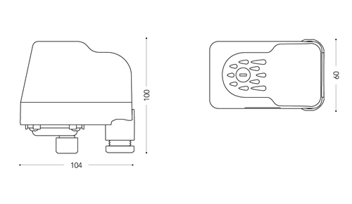 Wyłącznik ciśnieniowy hydroforowy PM5 do 5bar 230V Italtecnica 3