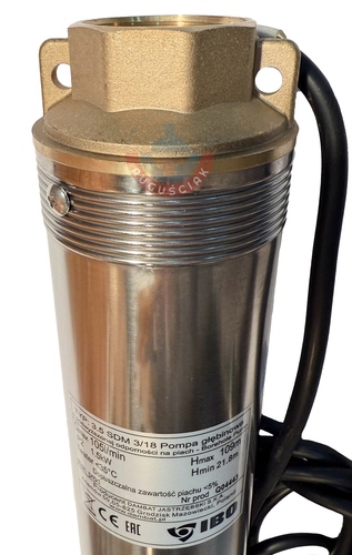 Pompa głębinowa 3,5 SDM 3-18 1,5kW 230V z 20m kabla 2