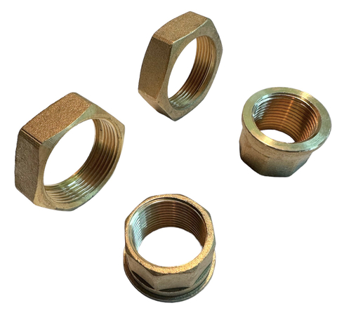 Komplet śrubunków mosiężnych 5/4" x 3/4" (pompa 20) 3