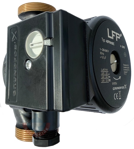 40PWr80C LFP - największa pompa cyrkulacyjna c.w.u. PWr, silnik Grundfos 5