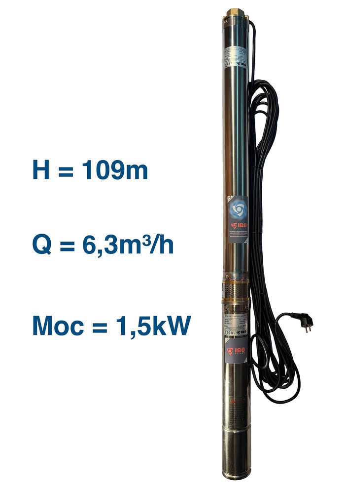Pompa głębinowa 3,5 SDM 3-18 1,5kW 230V z 20m kabla 1