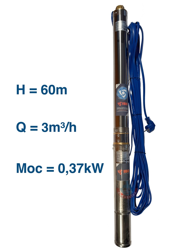 Pompa głębinowa 3 Ti 15 0,37kW 230V z 20m kabla 1