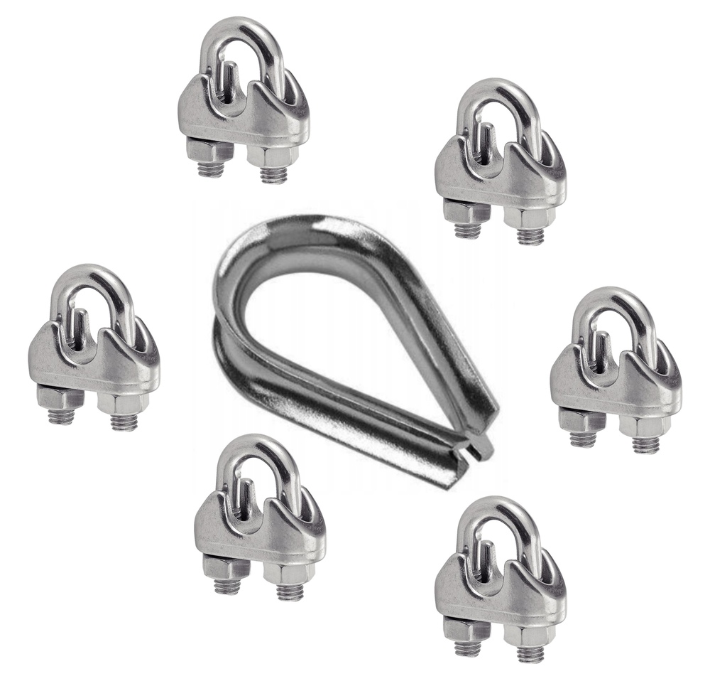 Zestaw montażowy liny 3mm (6+1) 1