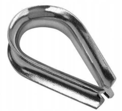 Kausza sercowa 3 mm INOX 1