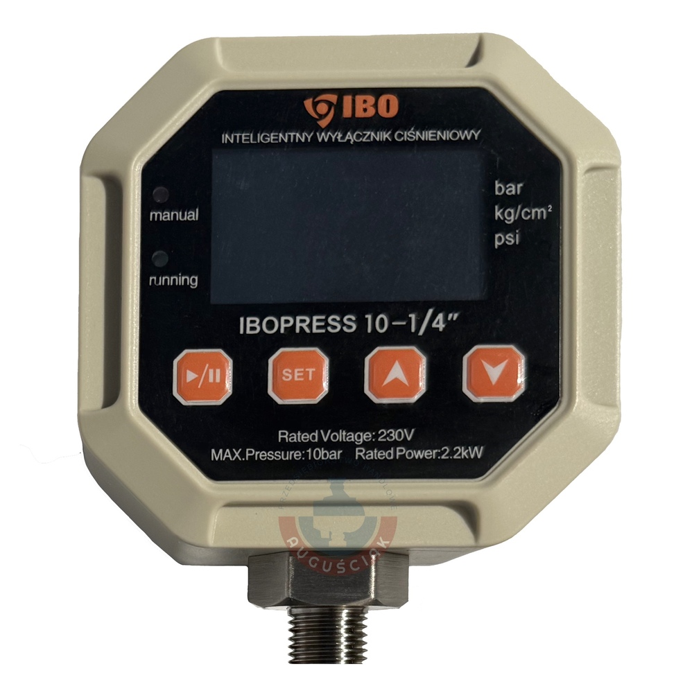 Elektroniczny wyłącznik ciśnieniowy IBOPRESS 10 - 1/4" GZ  1