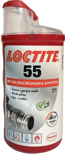 Nić uszczelniająca do gwintów LOCTITE 55 160 m 1