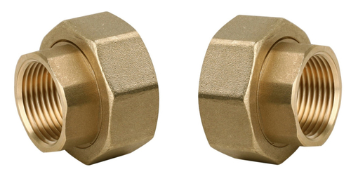 Komplet śrubunków mosiężnych 1" x 1/2" (pompa 15) 1