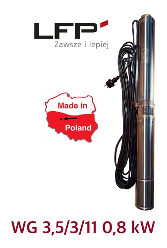 Pompa głębinowa WG 3,5/3/11 0,8 kW LFP 1