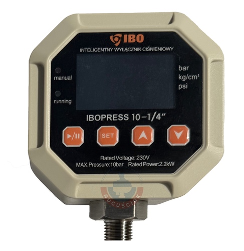 Elektroniczny wyłącznik ciśnieniowy IBOPRESS 10 - 1/4" GZ  1